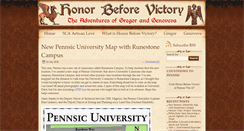 Desktop Screenshot of honorbeforevictory.com